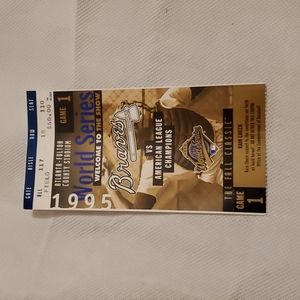 1995 World Series Ticket